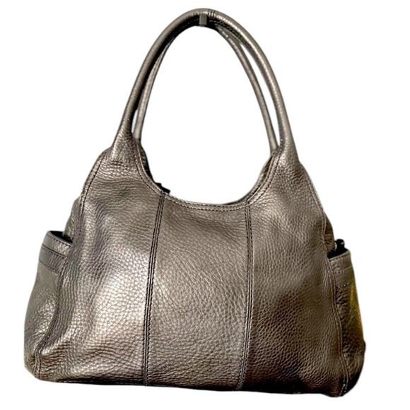 Cole Haan Village Black Pebbled Leather Satchel Handbag NWT Preppy Classic - Picture 4 of 14